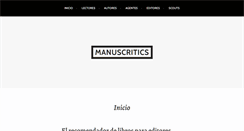 Desktop Screenshot of manuscritics.com