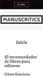 Mobile Screenshot of manuscritics.com